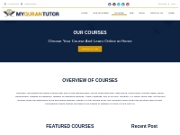 MY QURAN TUTOR | Choose your Best Quran Course