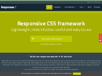 Responsive CSS Framework - Responsee - lightweight and more intuitive