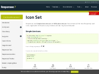 Icon Set - Responsee - lightweight responsive CSS framework