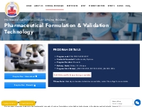 Pharmaceutical Formulation and Validation Technology   NACPT