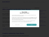 230+ Creative Leadership Team Names