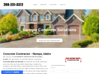 Concrete Contractor | Stamped Concrete Nampa ID