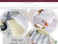        Handicraft products-Cotton bedsheets, table linens, jaipuri raz
