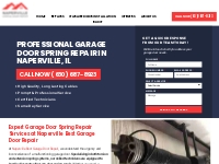 Garage Door Spring Repair Naperville IL | Same Day Repair