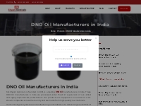 DNO Oil manufacturers in India