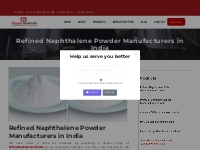 Refined Naphthalene Powder Manufacturers In India - Shyam Kemicals