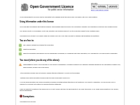 Open Government Licence