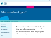 What are asthma triggers? - National Asthma Council Australia