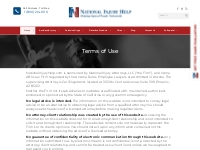 Terms of Use | National Injury Help