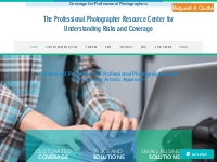 Professional Photographers Insurance Starting at $225 per year