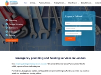 Plumbing and heating services in London | National Plumbing Service