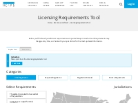            Licensing Requirements Tool         | NCARB - National Coun