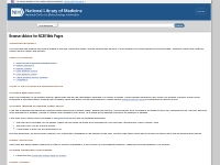 Browser Advice for NCBI Web Pages