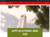 Applications and Aid | NC State University