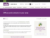 Offices and contacts in your area | NDIS