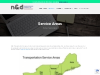 Transportation Service Map - N D Transportation
