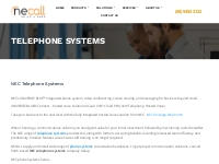 Telephone Systems – NEC Phone Systems in Perth | NECALL