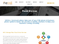 Phone Systems Perth | Cloud Voice | VoIP | NEC SV2100 | Necall