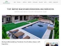 Expert Backyard Remodeling Services - Need For Build