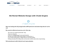 Ski Rental Website Design For Your Ski Chalet Or Apartment