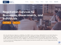 Negotiation Services for Organizations, Governments, Individuals