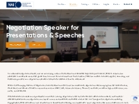Negotiation Speaker for Presentations   Speeches | Peter D. Johnston