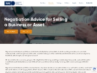 Negotiation Advice for Selling a Business or Asset | NAI