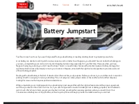 Battery Jumpstart | Nepean Towing