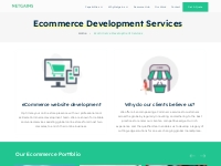 Ecommerce Web Development Solutions Company India - NetGains