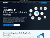 Integrations Throughout Your Entire IT Infrastructure | Netreo
