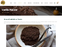 Vanilla Powder | Vanilla Bean Powder