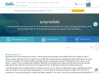 Labyrinthitis Signs   Symptoms, Diganosis and Treatments