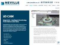 3D CAM Software | Nevilles Precision Engineering Ltd