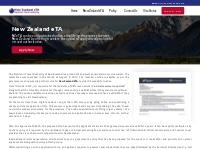 New Zealand eTA - Electronic Travel Authority