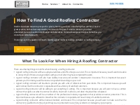 How To Find A Good Roofing Contractor - IPX Roofing Services