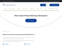Physiotherapist in Brampton | New Hope Physiotherapy