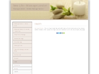 Health | New Life - Massage London | Mobile Massage in London