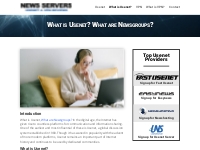 What is Usenet? What are Newsgroups? - News Servers