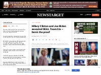 Hillary Clinton and Joe Biden executed SEAL Team Six – here s the proo