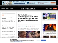 Big Tech s influence: Zuckerberg gave $500 million to election officia
