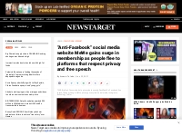  Anti-Facebook  social media website MeWe gains surge in membership as
