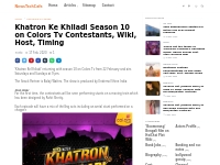 Khatron Ke Khiladi Season 10 on Colors Tv Contestants, Wiki, Host, Tim