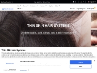 Thin Skin Hair Systems | Polyurethane Hair System Wholesale