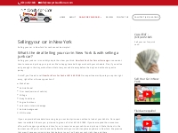 Selling your car in New York for Cash | Junk Cars or Running Cars