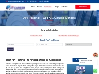 Best API testing training in Hyderabad | Next IT Career