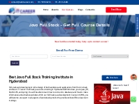 Best Java Full-Stack training in Hyderabad | Next IT Career