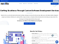 Custom Software Development Services - NexVis Tech