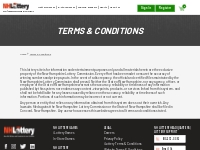   	Terms   Conditions | New Hampshire Lottery