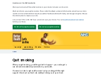 Quit smoking - Better Health - NHS