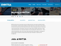 Working at NHTSA | NHTSA